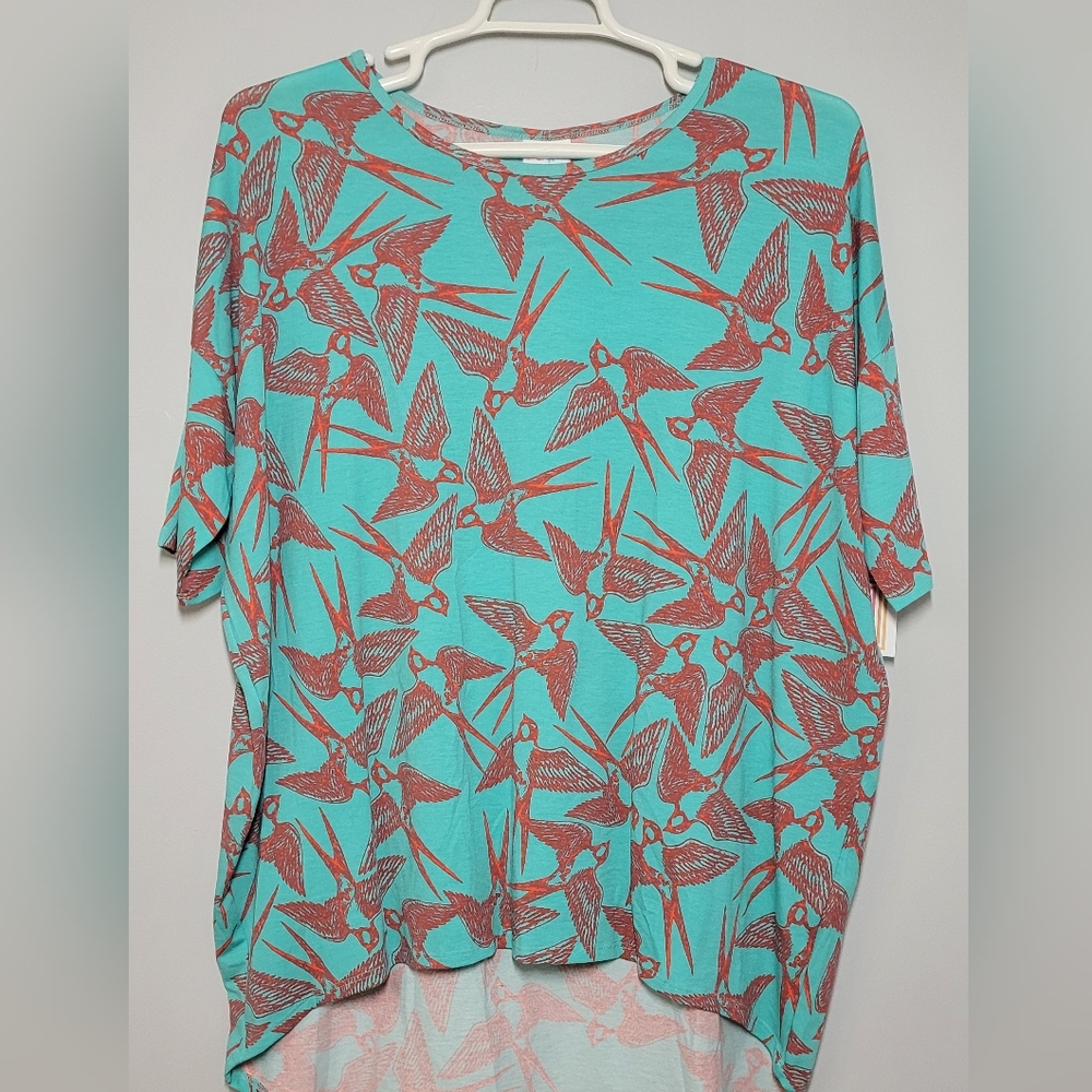 LuLaRoe Scissors And Birds Irma XL NWT